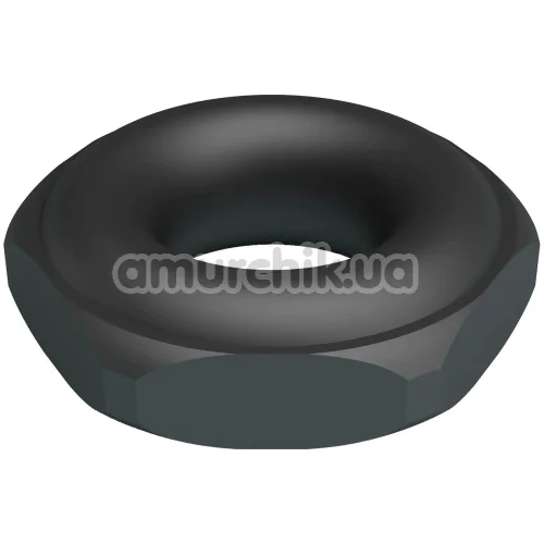 Ерекційне кільце Crazy Bull Super Soft Silicone Jarvius, чорне