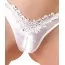 Трусики-стрінги Cottelli Collection Lingerie 2321653, білі - Фото №3