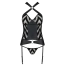 Комплект Passion Free Your Senses Hima Corset, чорний: корсет + трусики-стрінги - Фото №3