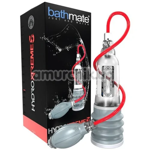 Гидронасос для увеличения пениса Bathmate HydroXtreme 5, прозрачный