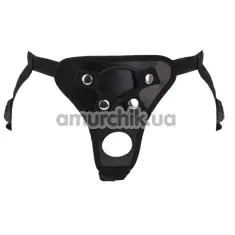 Трусики для страпона R.G.B Sex Harness Double Extensions Harness, черные - Фото №1