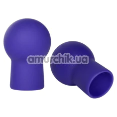 Вакуумные стимуляторы для сосков Silicone Advanced Nipple Suckers, синие - Фото №1