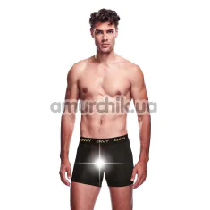 Трусы мужские Envy Mesh Boxer Long, черные - Фото №1