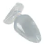 Анальна пробка Crystal Clear Big Plug 12.2, прозора - Фото №4