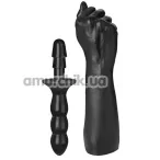 Кулак для фістингу TitanMen The Fist with Vac - U - Lock, чорний - Фото №1