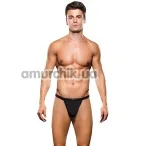 Труси-стрінги чоловічі Microfiber Sport Thong, чорні - Фото №1