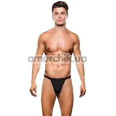 Трусы-стринги мужские Microfiber Sport Thong, черные - Фото №1
