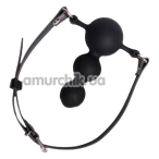 Кляп Art of Sex Balls Faux Leather, черный - Фото №1