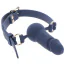 Кляп с фаллоимитатором Taboom Silicone Supreme Penis Gag, синий - Фото №1