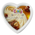 Свеча для массажа Candy Heart Nut & Cream - ореховые сливки, 70 мл - Фото №1