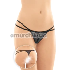 Трусики-стрінги жіночі String чорні (модель 2304) - Фото №1