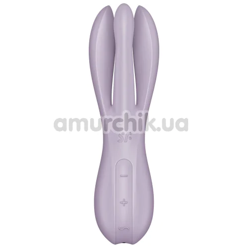 Кліторальний вібратор Satisfyer Threesome 2, фіолетовий - Фото №1