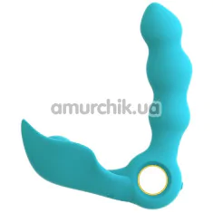 Вібростимулятор простати Boss Series Angelo Male Prostate Triple Stimulation, бірюзовий - Фото №1