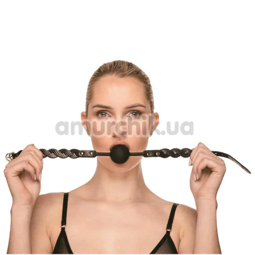 Кляп Guilty Pleasure Moonlight Braided Mouthgag, чорний