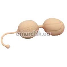 Вагінальні кульки Loveshop Silicone Flower Kegel Balls, помаранчеві - Фото №1