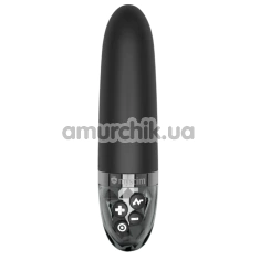 Вибратор с электростимуляцией Mystim Black Edition Sleak Freak, черный - Фото №1