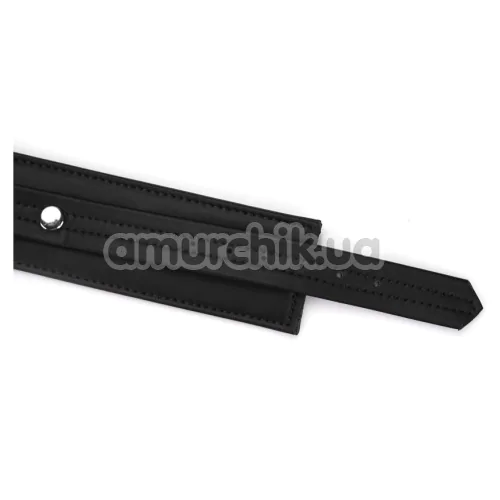 Фіксатори для ніг Liebe Seele Black Organosilicon Ankle Cuffs, чорні