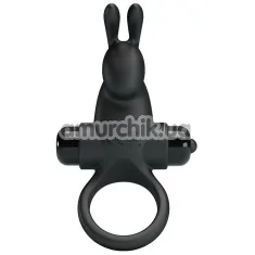 Віброкільце Pretty Love Vibrant Penis Ring I, чорне - Фото №1