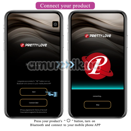 Вібратор для клітора і точки G Pretty Love Billy, фіолетовий