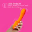 Вібратор для точки G So Divine Pash Ribbed Vibrator, помаранчевий - Фото №6