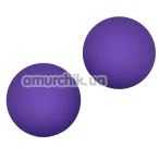 Вагинальные шарики Luxe Double O Advanced Kegel Balls, фиолетовые - Фото №1