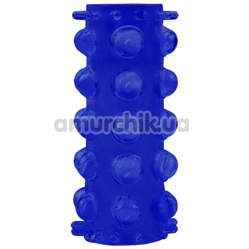 Набір з 7 насадок на пеніс Get Lock Penis Sleeve Kits, синій