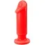 Набор из 3 анальных пробок с вибрацией Hot Storm Anal Slim Dildo Kit, красный - Фото №3