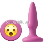 Анальна пробка Mojis WTF, рожева - Фото №1