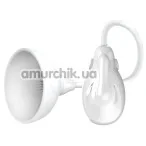 Вакуумная помпа для увеличения груди Pretty Love Breast Vibrating Massager, белая - Фото №1