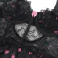 Комплект Star Night Sexy Black Lace Set With Heart Design, чорний: пеньюар + трусики-стрінги - Фото №10