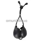 Эрекционное кольцо Bad Kitty Naughty Toys Ball Gag, черное - Фото №1
