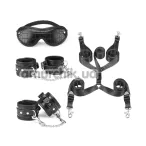 Бондажный набор Liebe Seele Temptation Underbed Mattress Restraint Kit, черный - Фото №1