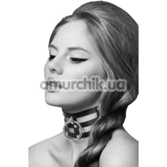 Ошейник тройной Bijoux Pour Toi Fetish, черный - Фото №1