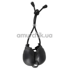 Ерекційне кільце Bad Kitty Naughty Toys Ball Gag, чорне - Фото №1