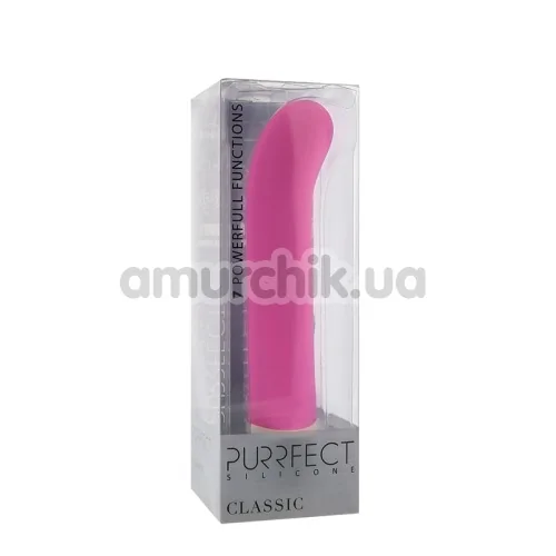 Вібратор для точки G Purrfect Silicone Classic, рожевий