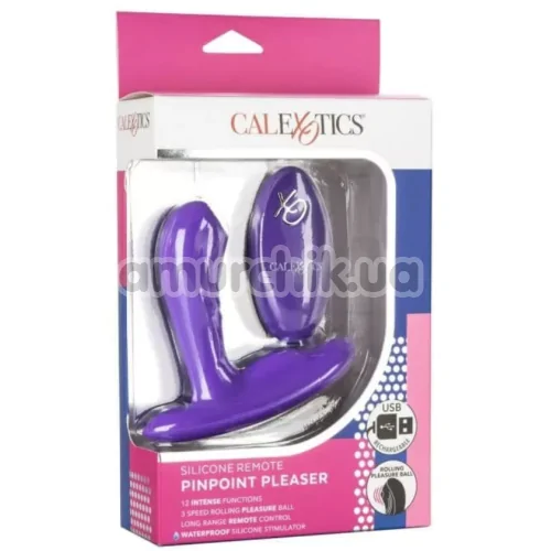 Вібростимулятор простати Silicone Remote Pinpoint Pleaser, фіолетовий