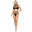 Комплект JSY Sexy Lingerie 4988, черный: бюстгальтер + трусики-стринги - Фото №1