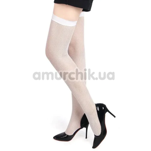 Панчохи Star Night Stockings Small Mesh, білі