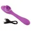 Вибратор клиторальный и точки G 2 Function Bendable Vibe, фиолетовый - Фото №7