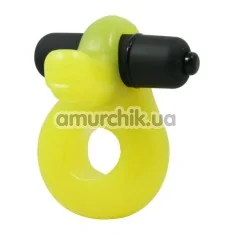 Віброкільце Glo-Glo a Go-Go Electric Lemon Glo Ring, жовте - Фото №1