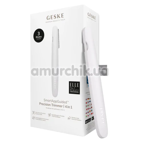 Триммер Geske Precision Trimmer 4 in 1, кремовый