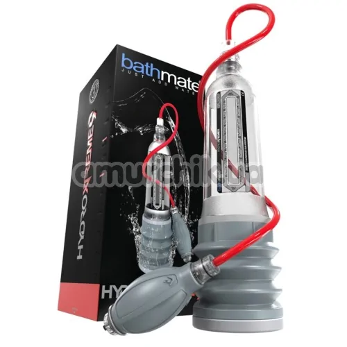 Гідронасос для збільшення пеніса Bathmate HydroXtreme 9, прозорий