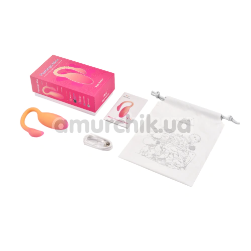 Вибратор Magic Motion Magic Flamingo Max, оранжево-розовый