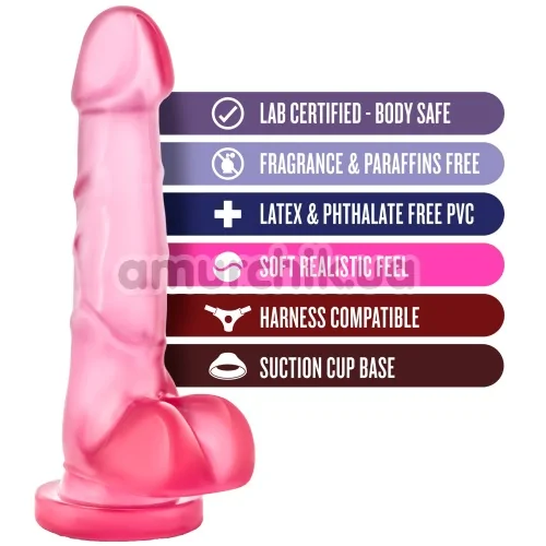 Фалоімітатор B Yours Sweet N Hard 4, рожевий