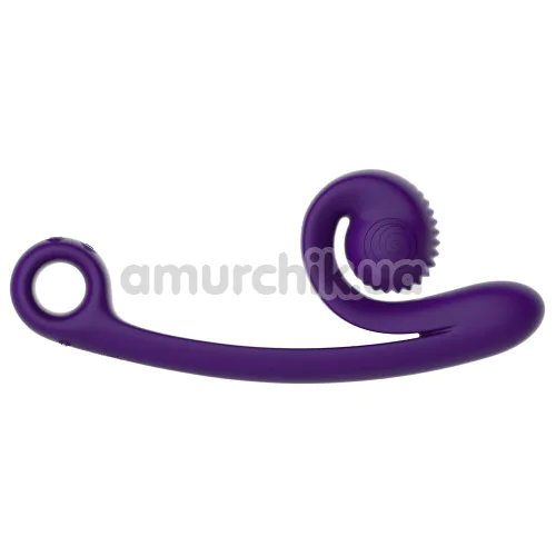 Вибратор для клитора и точки G Snail Vibe Curve, фиолетовый