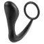 Эрекционное кольцо со стимулятором простаты Anal Fantasy Collection Ass-Gasm Cockring Plug, черное - Фото №2