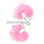 Наручники S Pleasures Feather Cuffs, рожеві - Фото №1