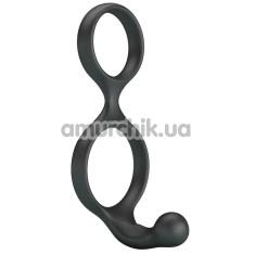 Эрекционное кольцо Crazy Bull Silicone Cock Ring Florian, черное - Фото №1