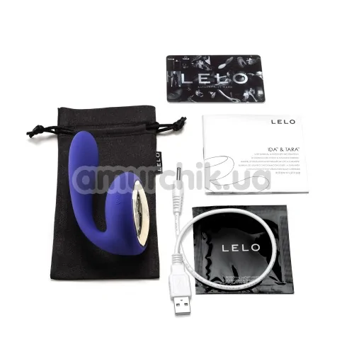 Вибратор Lelo Tara Midnight Blue (Лело Тара), синий