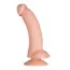 Фалоімітатор Purrfect Silicone Deluxe Dong, 18 см тілесний - Фото №1
